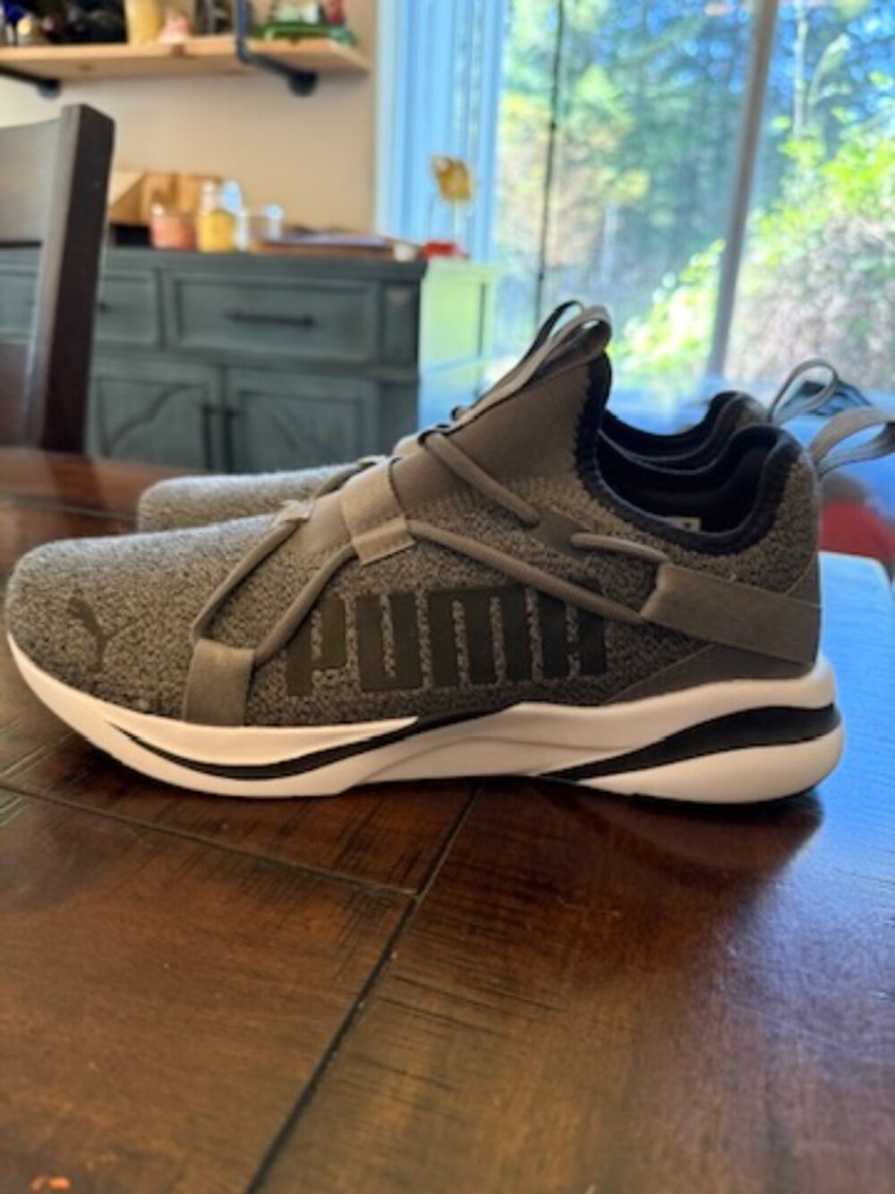 PUMA Softride Athletic Shoes, Gray, size 7.5